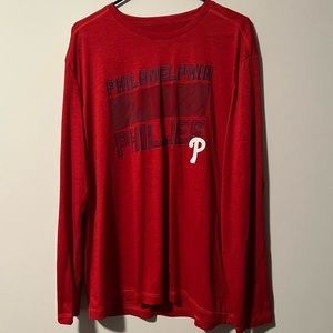 MLB Shop | Philadelphia Phillies | TX3 Cool | Long Sleeved T-shirt | Mens | XL